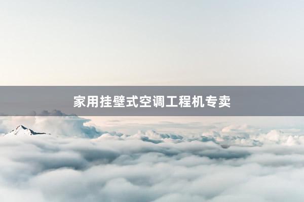 家用挂壁式空调工程机专卖